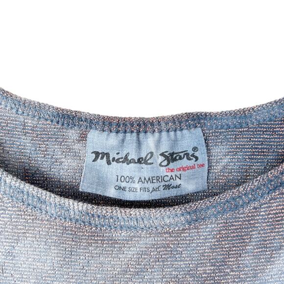 Michael Stars Gray Sequin Tank Top OSFM - Picture 2 of 4